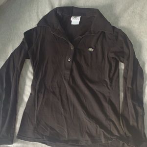 Black Lacoste polo shirt